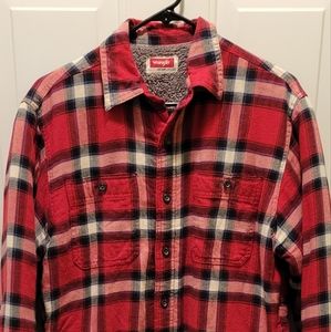 Mens Wrangler Shacket-Size Small